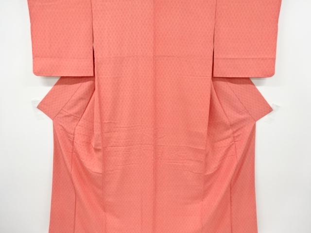 JAPANESE KIMONO / VINTAGE EDO KOMON KIMONO / SILK / KIKKO PATTERN
